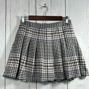 Haute Monde Womens Pleated Dark Academia Preppy Y2K With Built In Shorts Skort